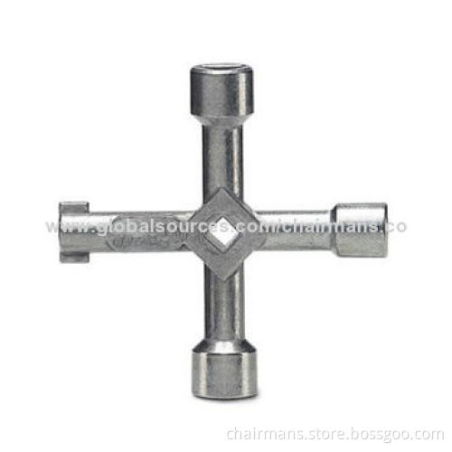 Multi-functional Key for Trains or Metro, USS 4 1203149, Made of Zinc Alloy